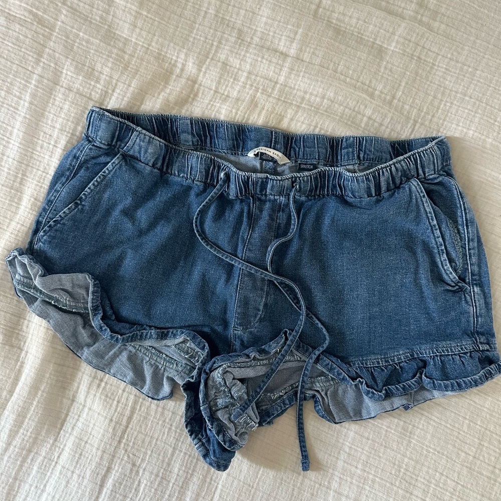 American Eagle Outfitters Dark Blue Jean Shorts